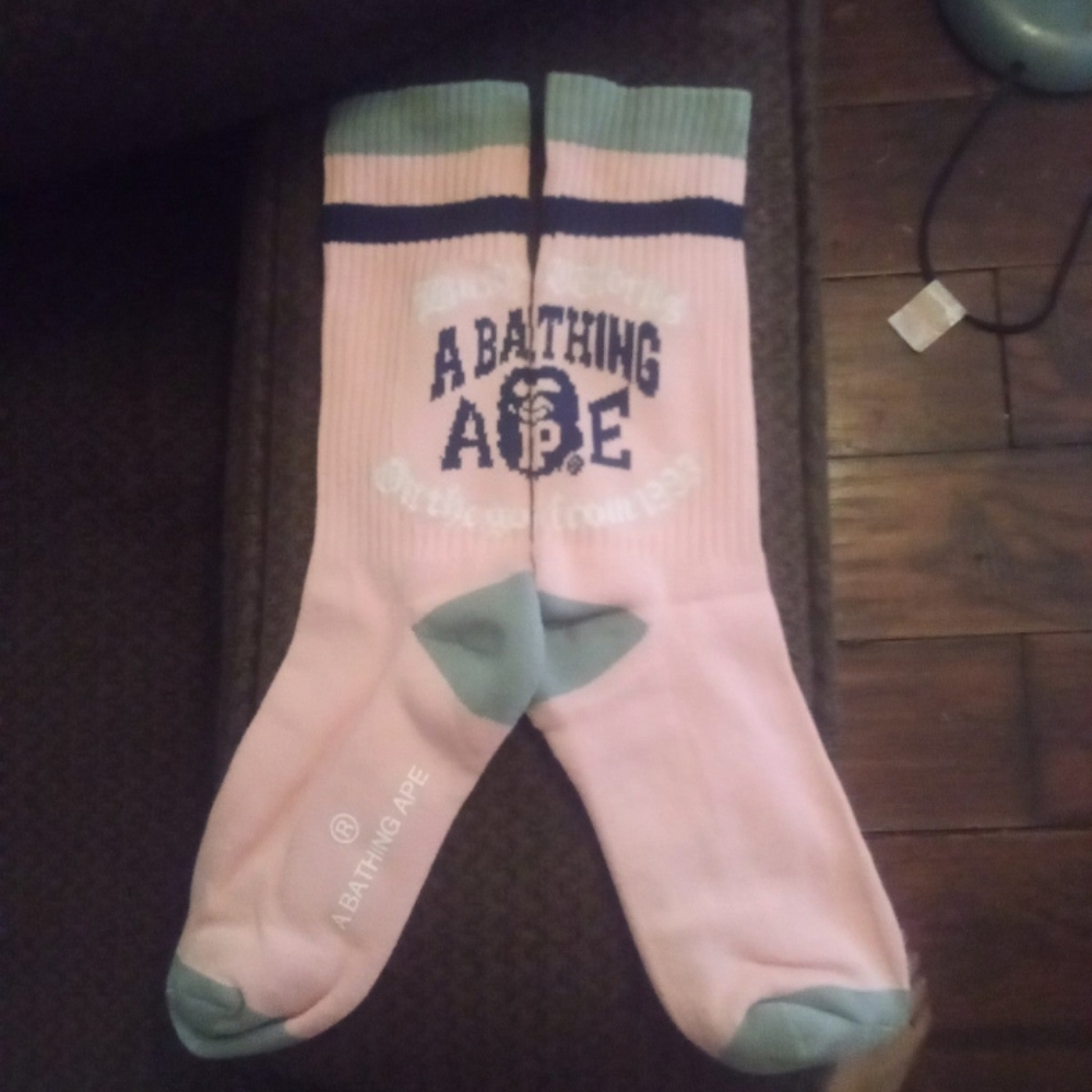 Bape Socks (Pink ,Grey ,Black)